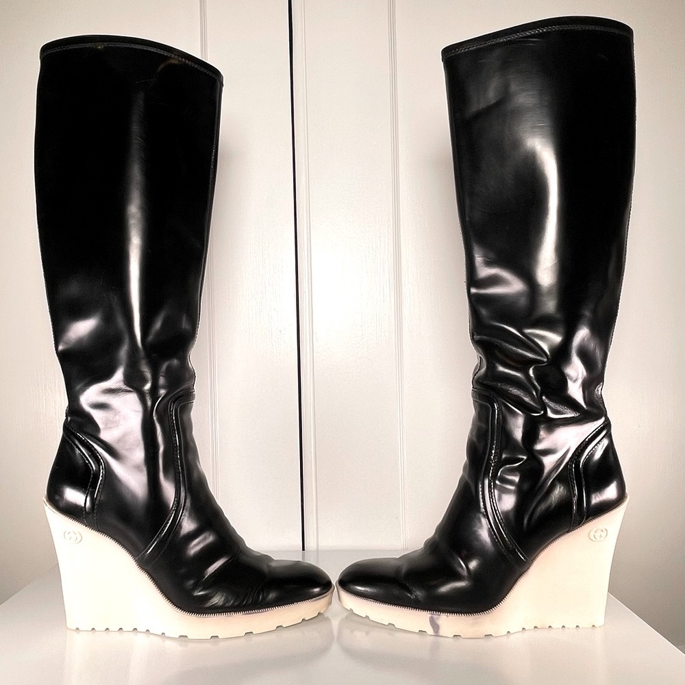 Gucci Patent Leather Boots - Picture 13 of 16
